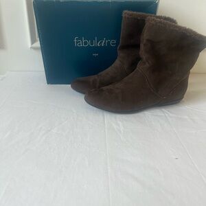 Fabulare Women's Cozy Brown Winter Boots